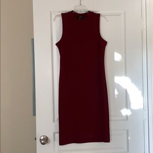 NWT Forever 21 Mock Neck Midi Dress